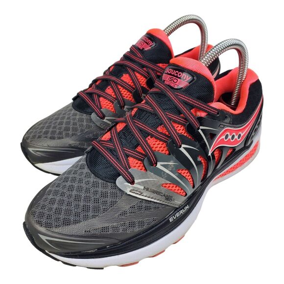 SAUCONY Shoes HURRICANE ISO 2 Womens Size 8.5 Black Running Sneaker S10293-2 - Picture 1 of 12